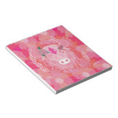 Stier, Blume des Lebens, blau, mandala,zen,chakra Notizblock (angewinkelt)