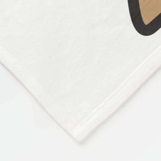 Stier-Boxer-HundeCartoon Fleecedecke (Ecke)