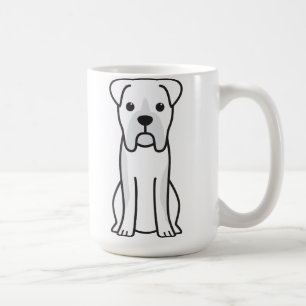Stier-Boxer-HundeCartoon Kaffeetasse