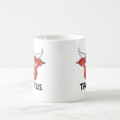 Stier-Cartoon Kaffeetasse (Mittel)