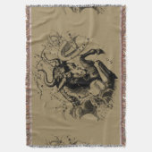 Stier Constellation Hevelius 1690 Gravur Decke (Vorderseite Vertikal)