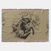 Stier Constellation Hevelius 1690 Gravur Decke (Vorderseite)