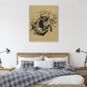 Stier Constellation Hevelius 1690 Gravur Leinwanddruck (Insitu (Schlafzimmer))