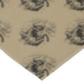 Stier Constellation Hevelius 1690 Gravur Tischdecke (Schrägansicht)