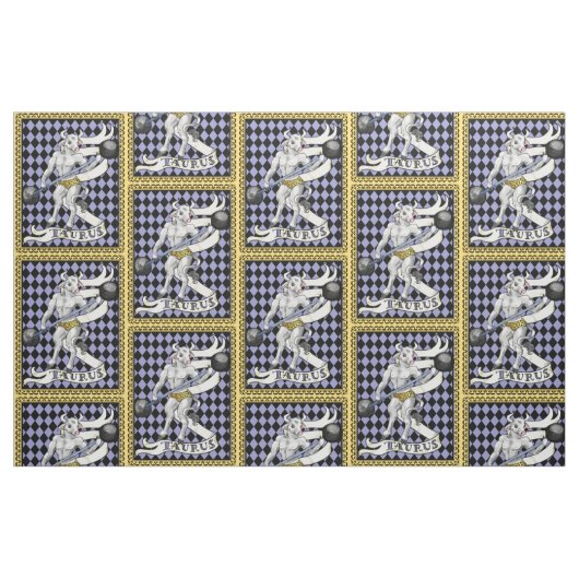 Stier das Stier minotaur Mannsgewebe Stoff (Fat Quarter (45,7 x 55,9 cm))