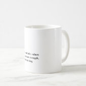 Stier Definition Ästhetik Astrologie Geschenk Kaffeetasse (VorderseiteRechts)