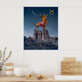 STIER DER BULLE POSTER (Küche)