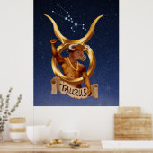STIER DER BULLE POSTER (Küche)