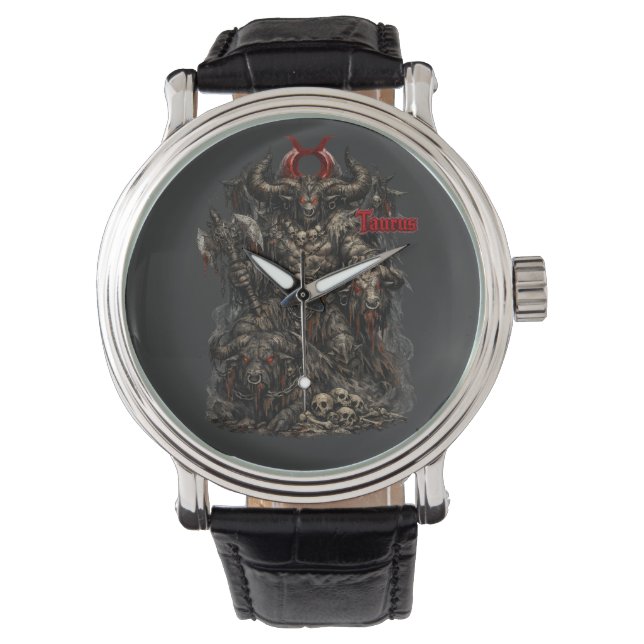 Stier — Der Höllenkriegsfürst Armbanduhr (Vorderseite)