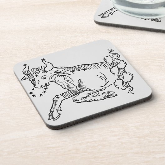 Stier (der Stier) eine Illustration vom Untersetzer (Linke Seite)