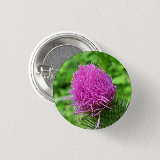Stier-Distel-Knopf Button (Vorne & Hinten)