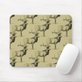 Stier-Elch-Jäger-Tier-Großwildjagd-Geweihe Mousepad (Mit Mouse)