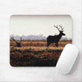 Stier-Elch-Silhouette Mousepad (Mit Mouse)