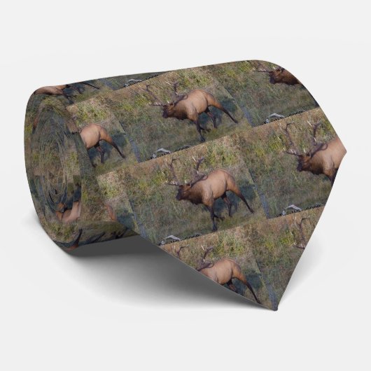 Stier-Elche 1 Krawatte (Gerollt)