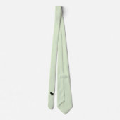 Stier-Elche auf blasser er-grün Krawatte (Rückseite)