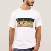 Stier-Elche im felsiger Gebirgspark T-Shirt (Vorderseite)