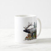 Stier-Elche Kaffeetasse (VorderseiteRechts)