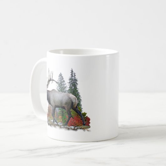 Stier-Elche Kaffeetasse (Vorderseite Links)