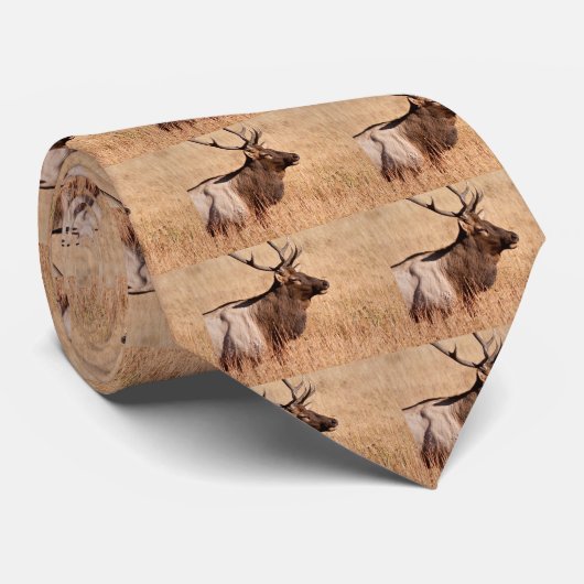 Stier-Elche Krawatte (Gerollt)