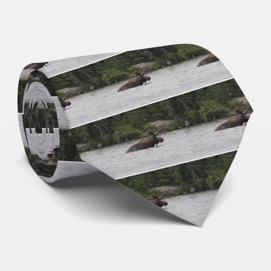 Stier-Elche Krawatte (Gerollt)