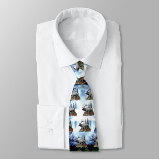 Stier-Elche Krawatte (Gebunden)