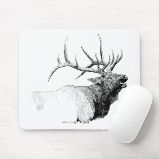 Stier-Elche Mousepad (Mit Mouse)