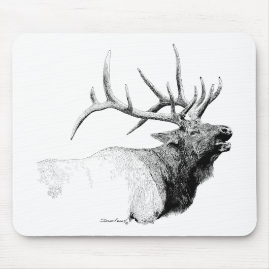 Stier-Elche Mousepad (Vorne)