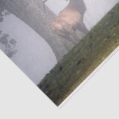 Stier-Elche Seidenpapier (Ausschnitt)