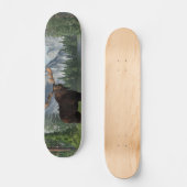 Stier-Elche Skateboard (Vorderseite)