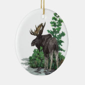 Stier-Elchkunst Keramikornament (Rechts)