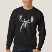 Stier-Elchweiß Sweatshirt (Vorderseite)