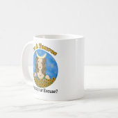 Stier-Entschuldigungs-Tasse Kaffeetasse (Vorderseite Links)