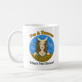 Stier-Entschuldigungs-Tasse Kaffeetasse (Links)