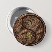 Stier & Erde Affe Button (Vorne & Hinten)