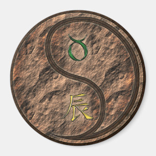 Stier & Erde-Drache Magnet