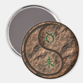 Stier & Erdenziege Magnet (Vorderseite/Rückseite)