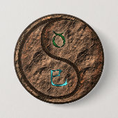 Stier & Erdnatter Button (Vorderseite)