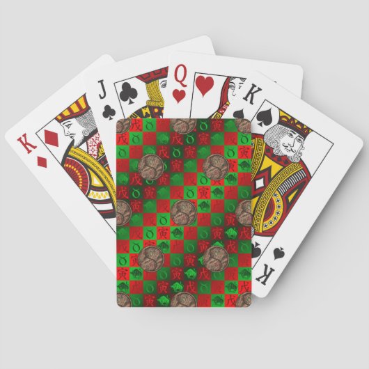 Stier & Erdtiger Spielkarten (Rückseite)