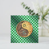 Stier & Feuer Schlange Karte (Stehend Vorderseite)