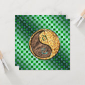 Stier & Feuer Schlange Karte (Vorderseite/Rückseite Beispiel)