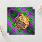 Stier & Feuer-Schwein Karte (Vorderseite/Rückseite Beispiel)