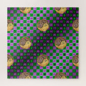 Stier & Feuer-Schwein Puzzle (Horizontal)