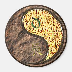 Stier & Feuerdrache Magnet