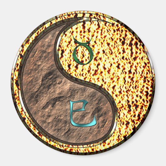 Stier & Feuerschlange Magnet (Vorne)