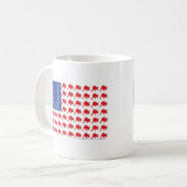 Stier-Flagge Kaffeetasse (Vorderseite Links)