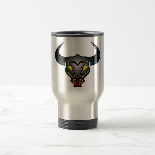 Stier-Gay Pride-Tasse Reisebecher (Mittel)