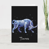 Stier-Geburtstags-Karte Karte (Vorderseite)