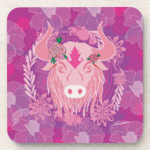 Stier Getränkeuntersetzer (Vorderseite)