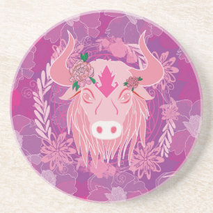 Stier Getränkeuntersetzer