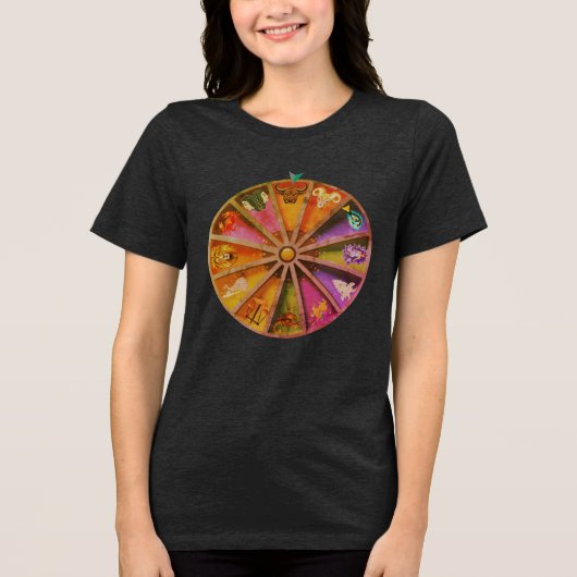 Stier gewinnt Tri-Blend shirt (Vorderseite)